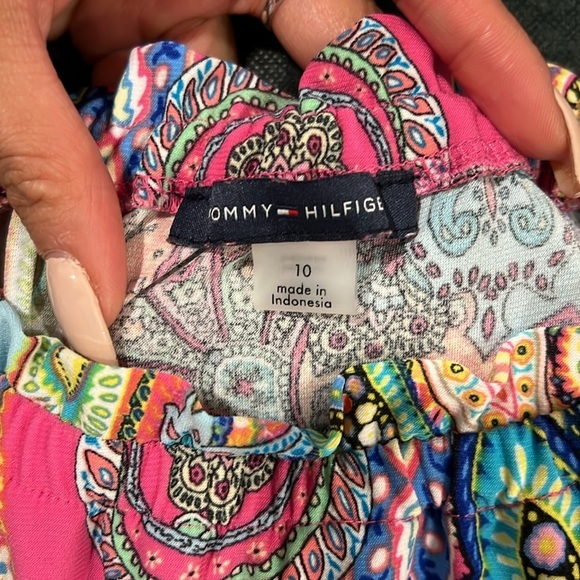 🔥Tommy Hilfiger Blue and Pink Ruffled Sundress🔥 - Picture 5 of 6